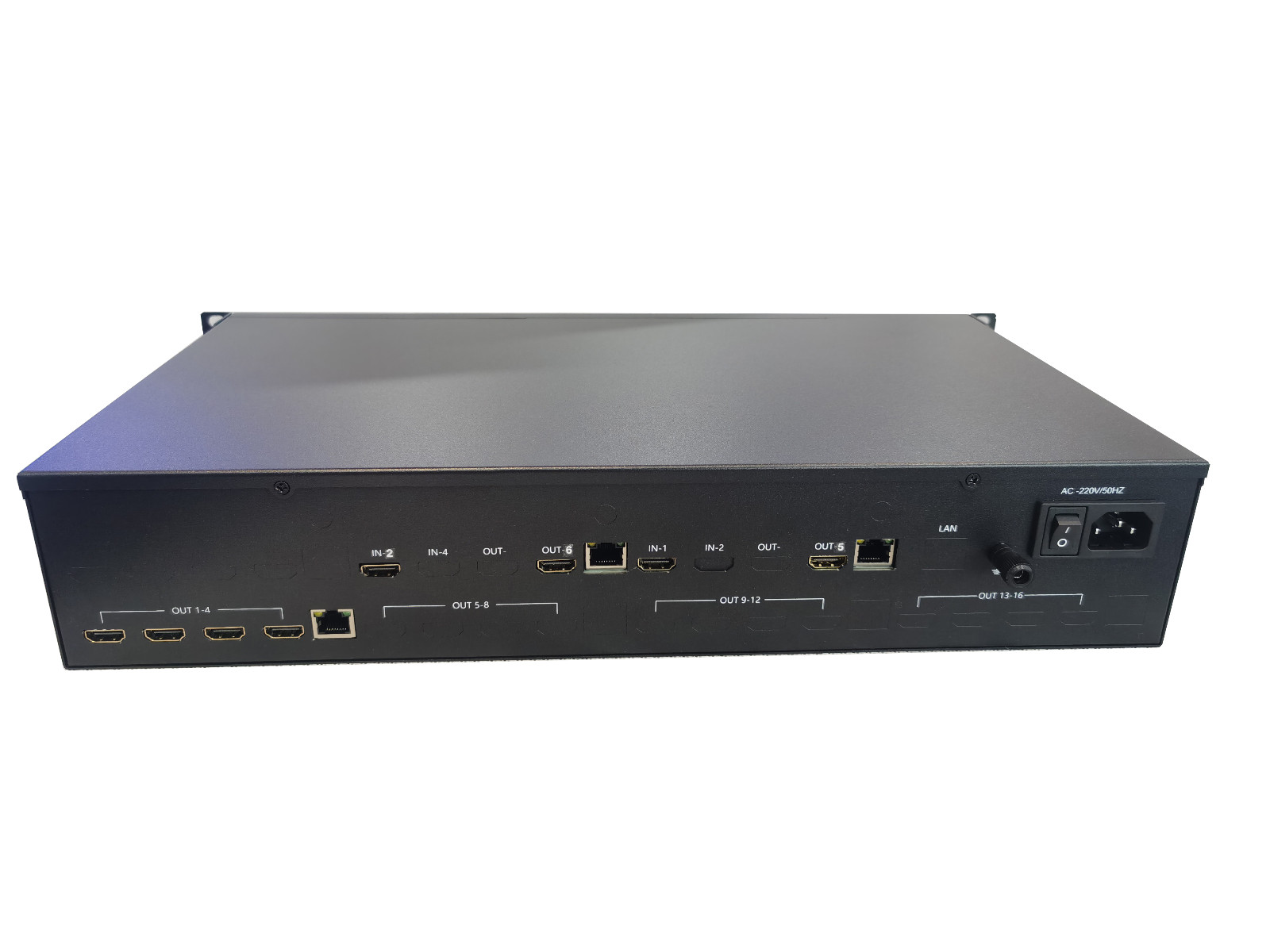 6路 500W高清像素数字网络视频多功能解码处理器HDMI接口H265/H264单屏16分割