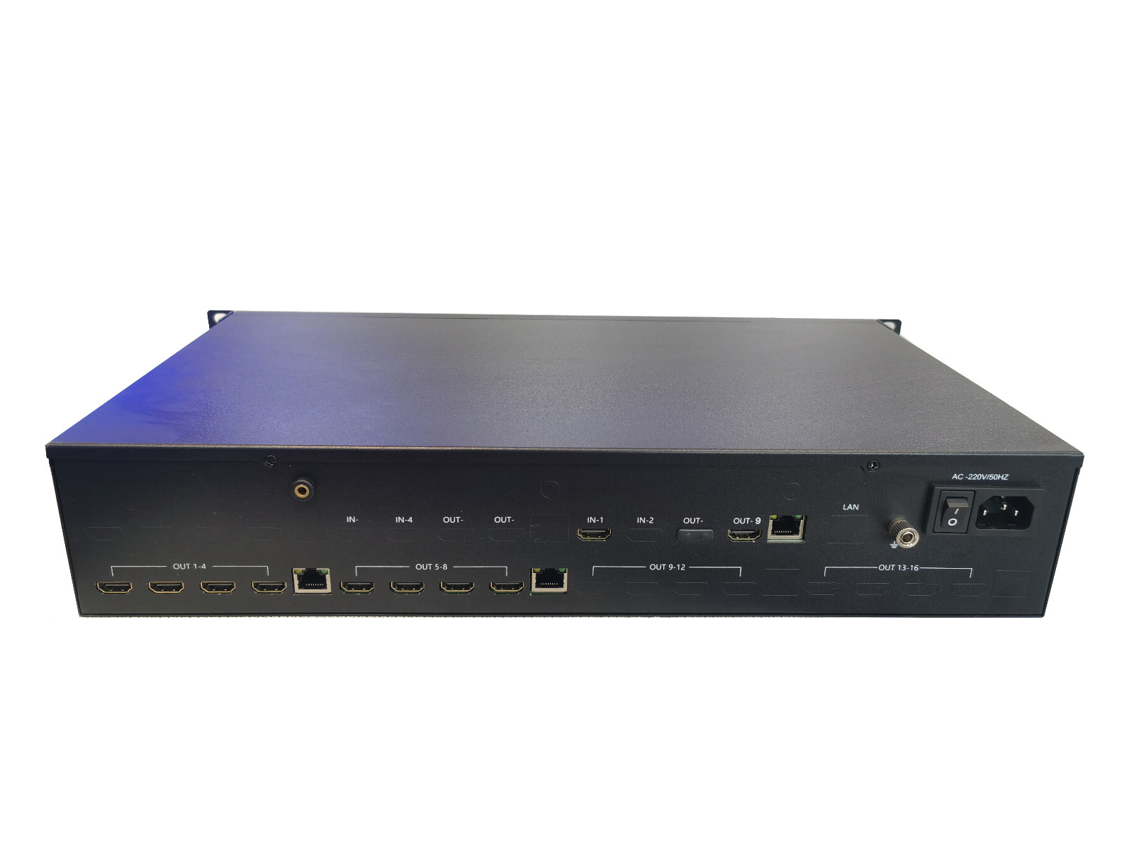 9路 H.265高清数字解码矩阵网络视频监控解码器HDMI矩阵1/4/10/16任意画面分割 支持海康/大华
