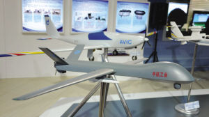 翼龙-1反恐无人驾驶飞机模型