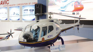 2吨级单发动机AC311轻型直升机模型
