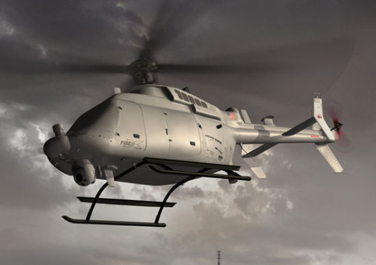美军研发一批新型火力侦察兵无人直升机