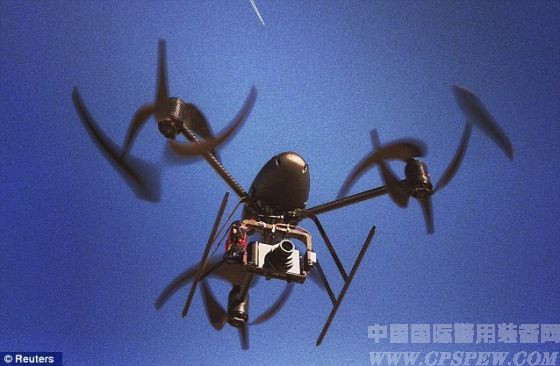 美警方使用高科技无人机