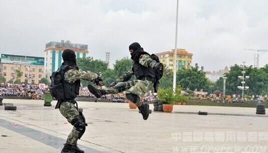 云南芒市广场反恐演练