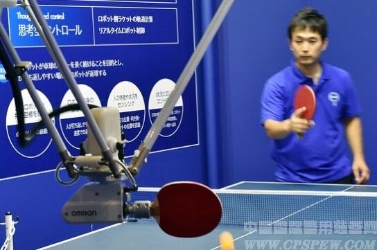 日本研发乒乓球机器人