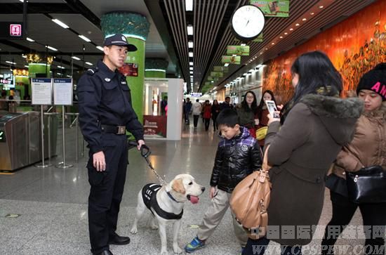 杭州地铁警犬能缉毒防爆