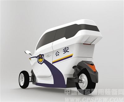 警用三轮车首亮相""