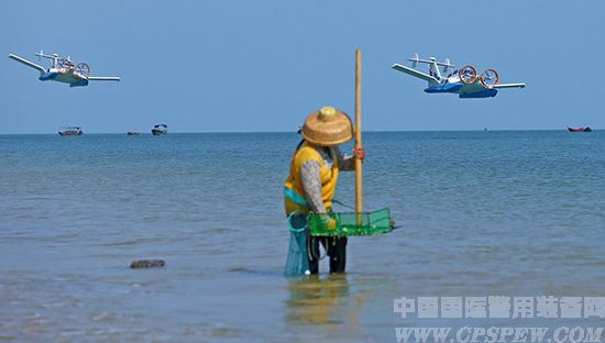 海南自主研发地效翼船首次双船试飞