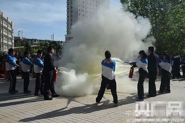 庆阳组织消防演练助阵